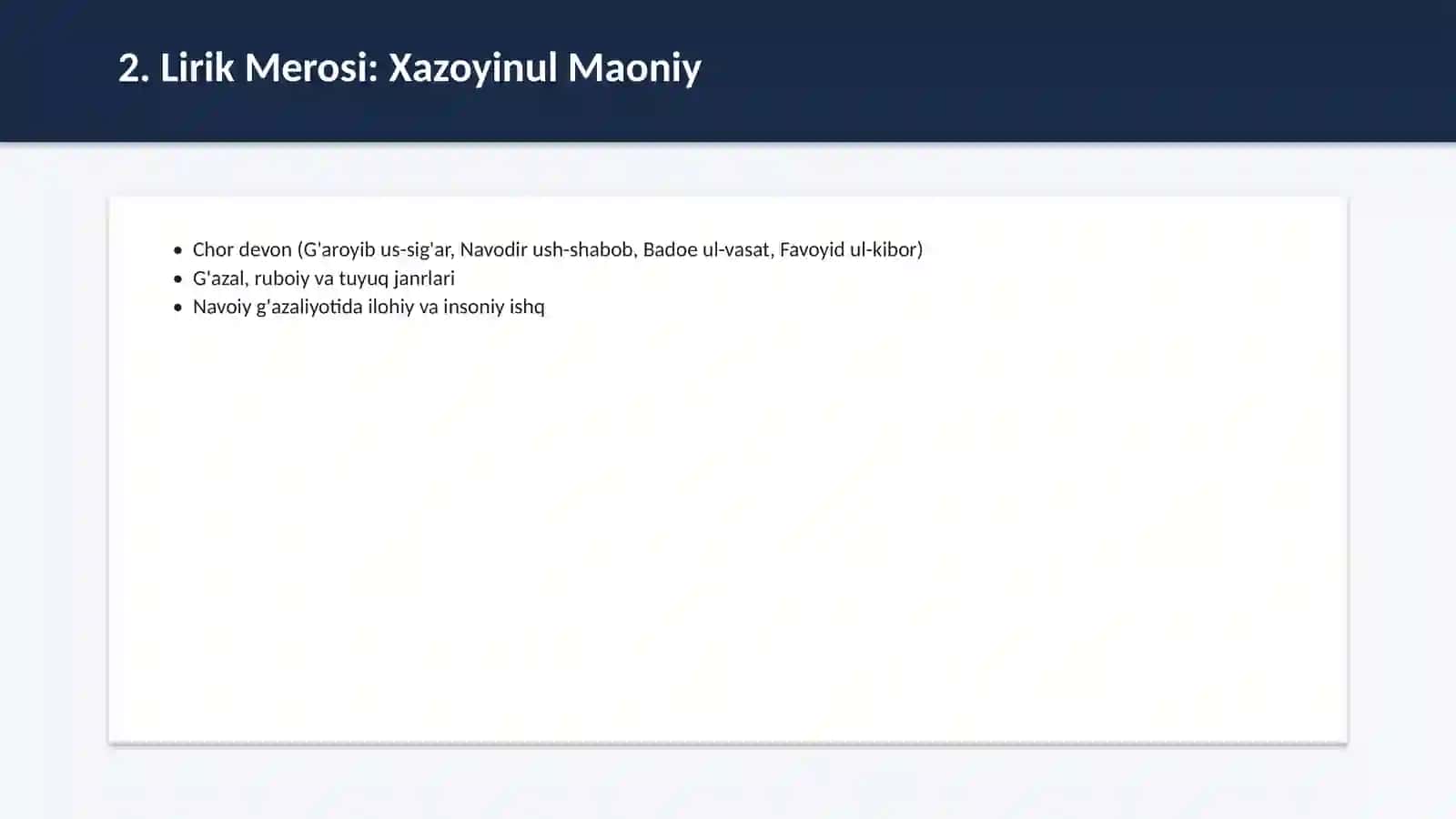 Alisher Navoiy hayoti va ijodi 3