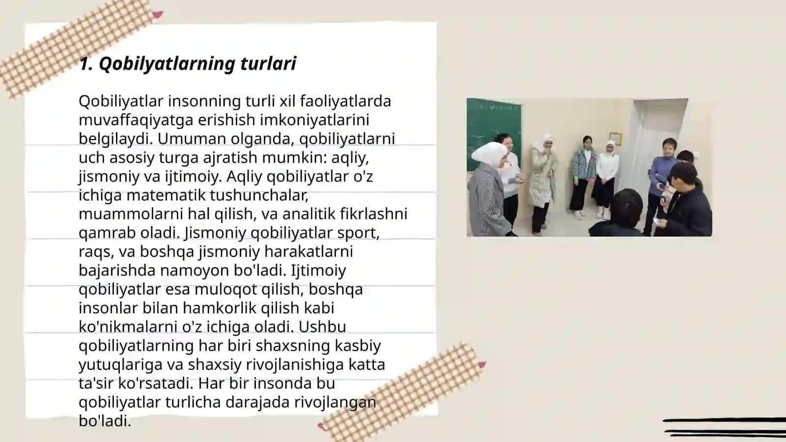 Qobilyat va shaxs faoliyatining assotsiatsiaviyligi 3