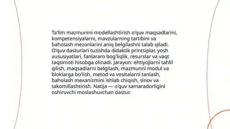 Ta'lim mazmuni 3