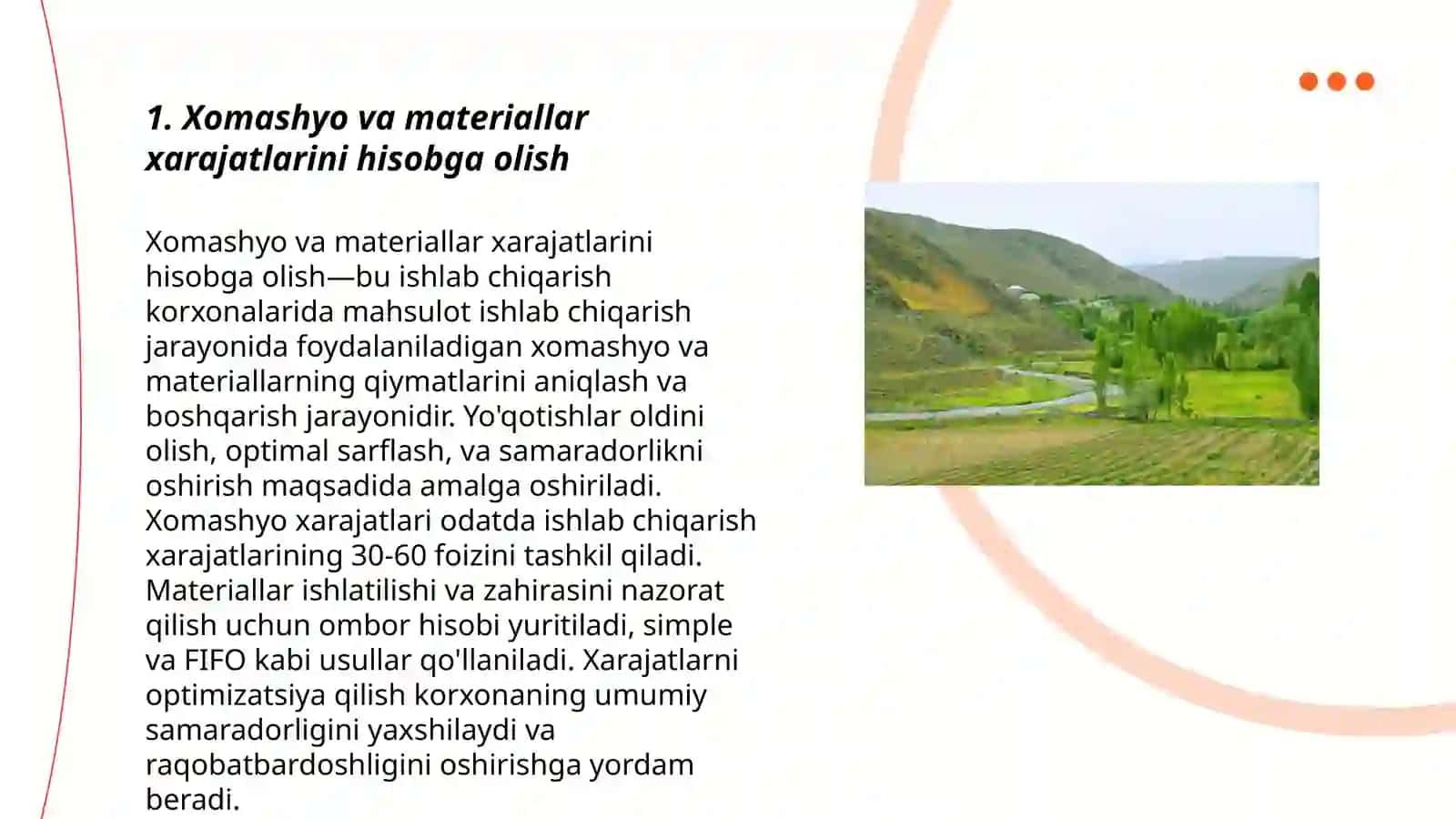 Xarajatlarni hisoblash 3