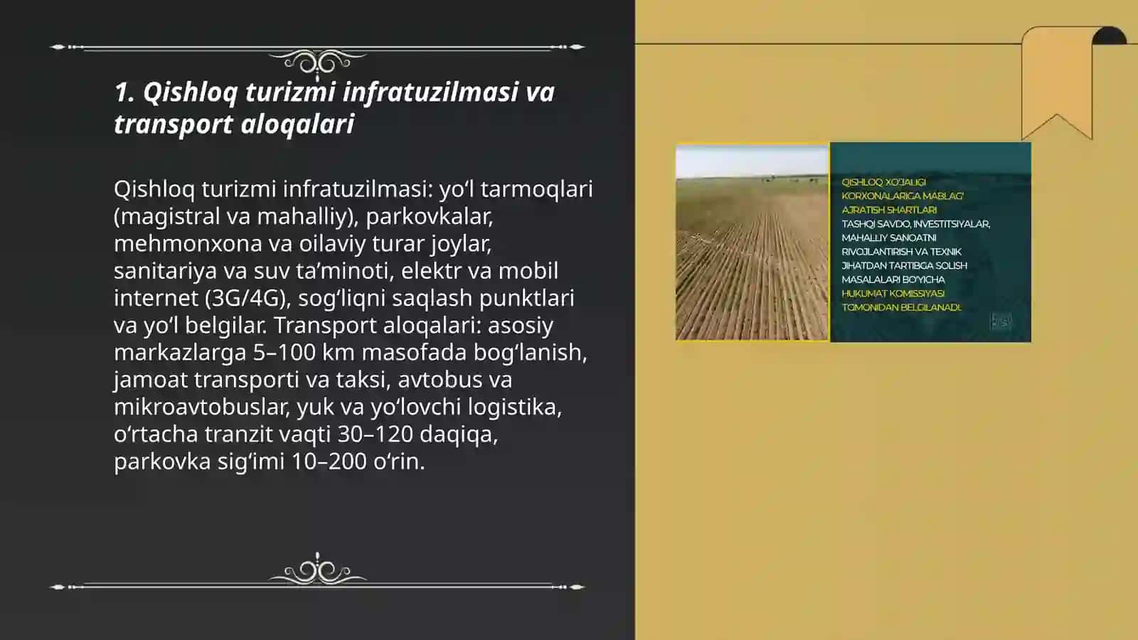 Mintaqalarda qishloq turizimini rivojlantirish resurslari 3