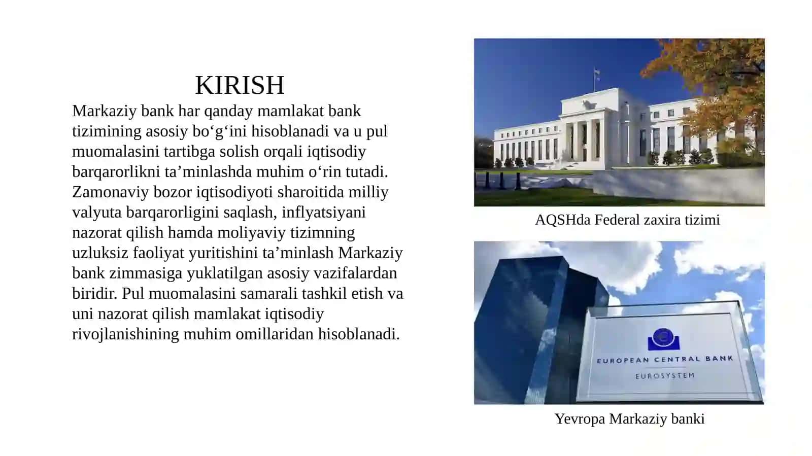 Markaziybank va uning pul muomalasini tartibga solish siyosati 3