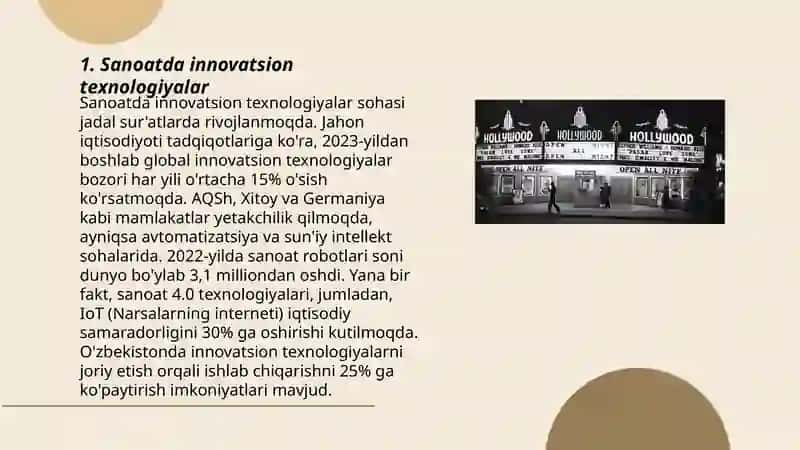 Sanoatda innovatsion texnologiyalar 3