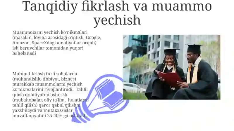 Tanqidiy fikrlash va muammo yechish 3
