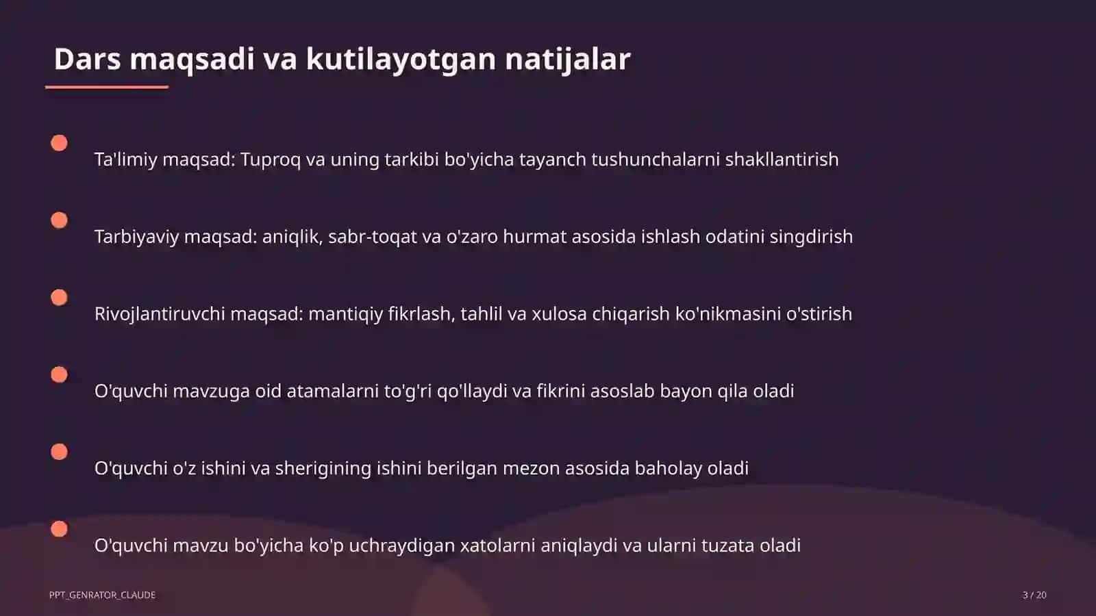 Tuproq va uning tarkibi (2-sinf) 3