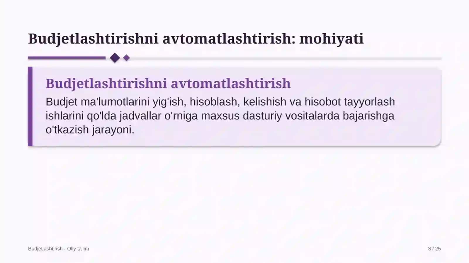 qadoqlash materiallari ishlab chiqarishda budjetlashtirishni avtomatlashtirish 8730 3