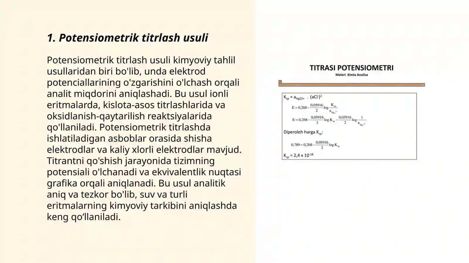 Potensiometrik titrlash 3