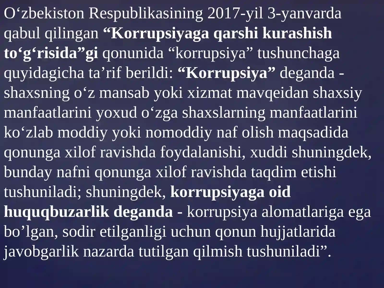 Global korrupsiya ijtimoiy-madaniy inqiroz oqibati 3