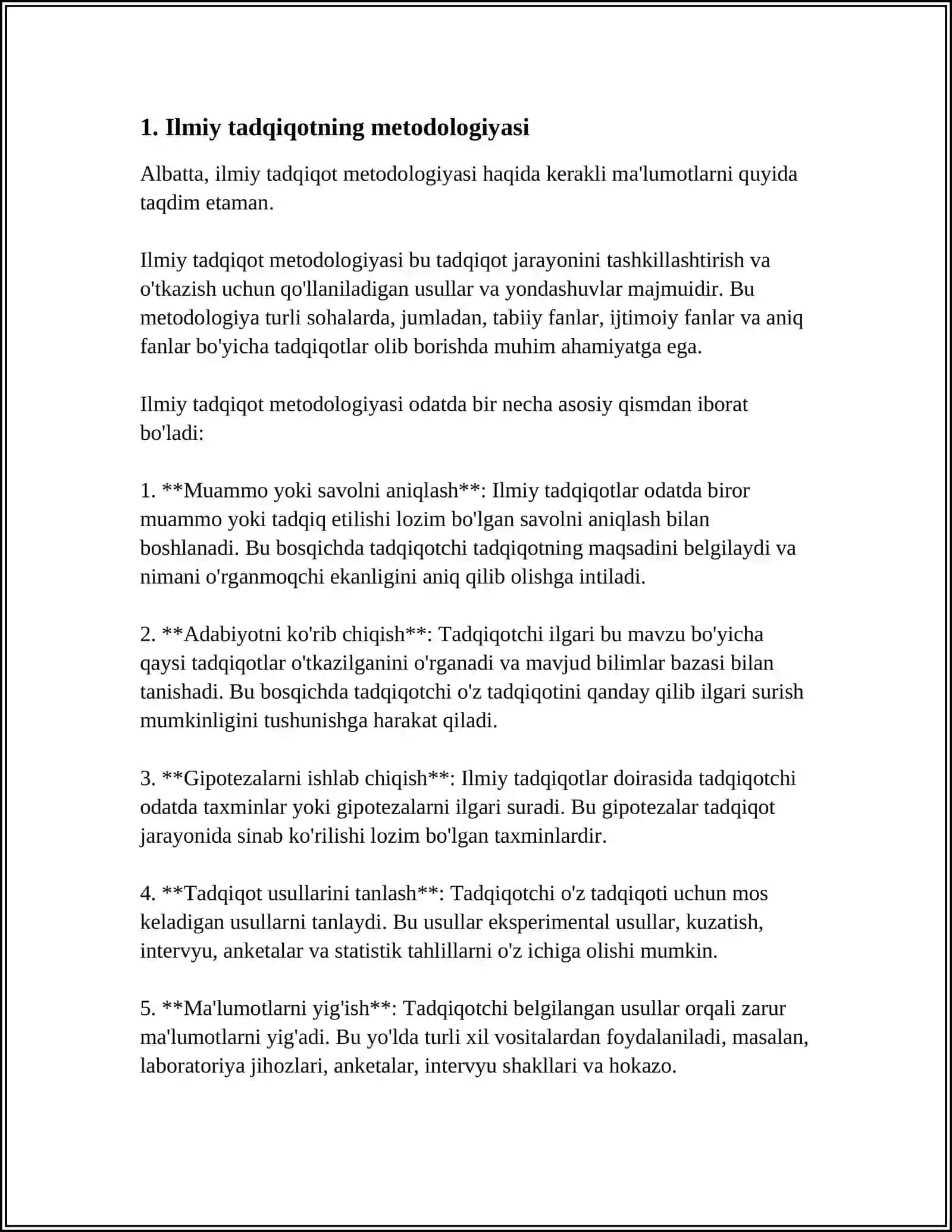 ILMIY TADQIQOT VOSITALARI VA USULLARI 3