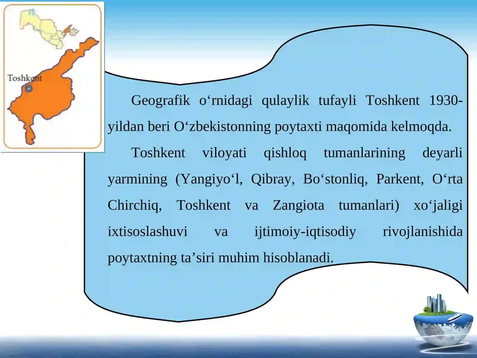 TOSHKENT IQTISODIY RAYONI 3