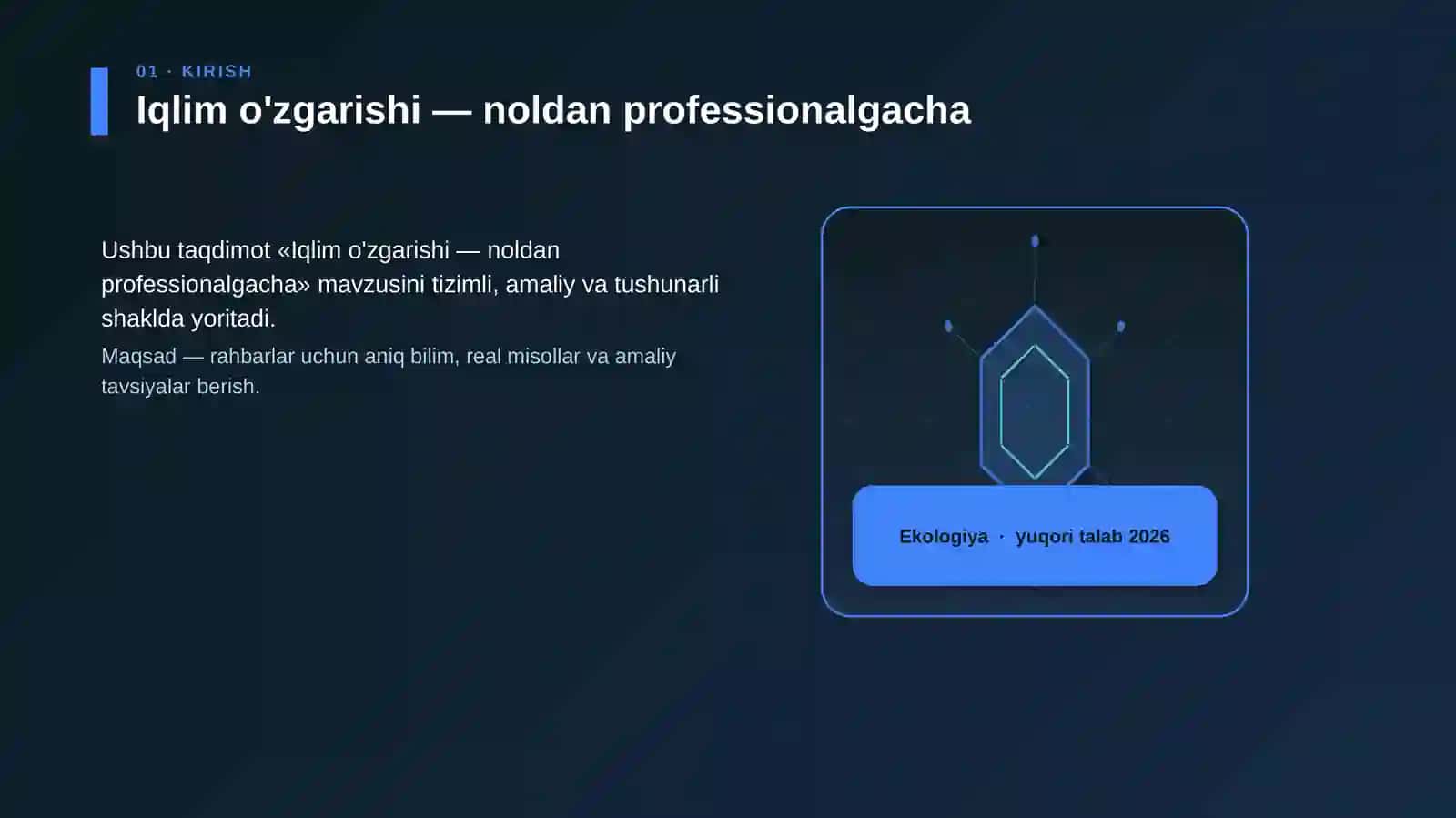 Iqlim o'zgarishi — noldan professionalgacha 3