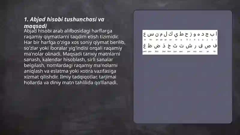 Abjad hisobi 3