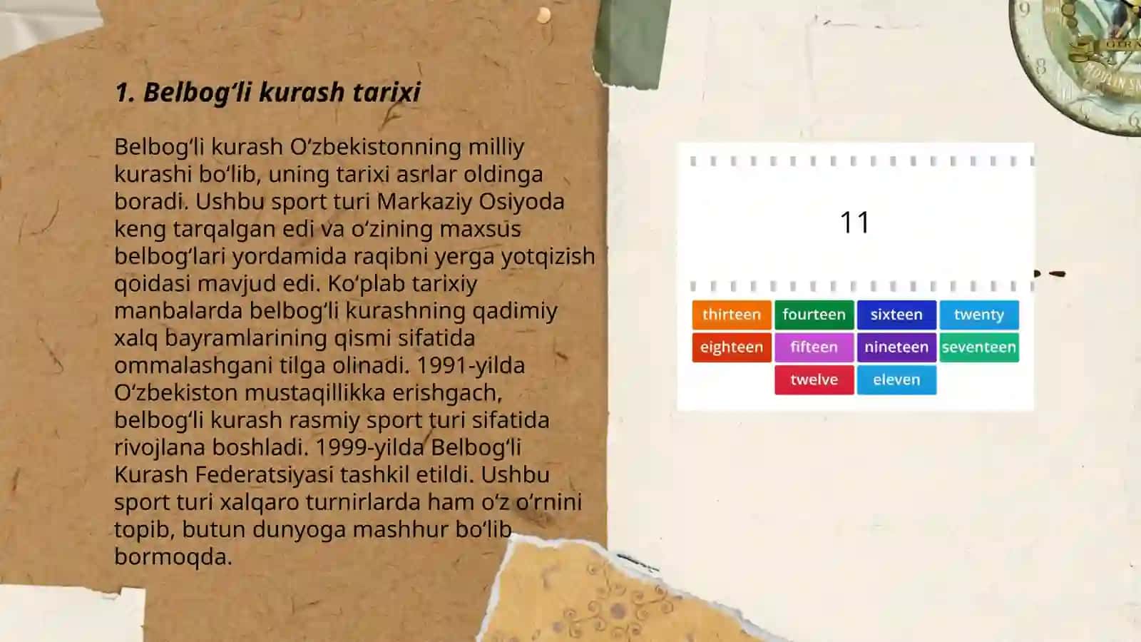 Belbog`li kurash tarixi 3