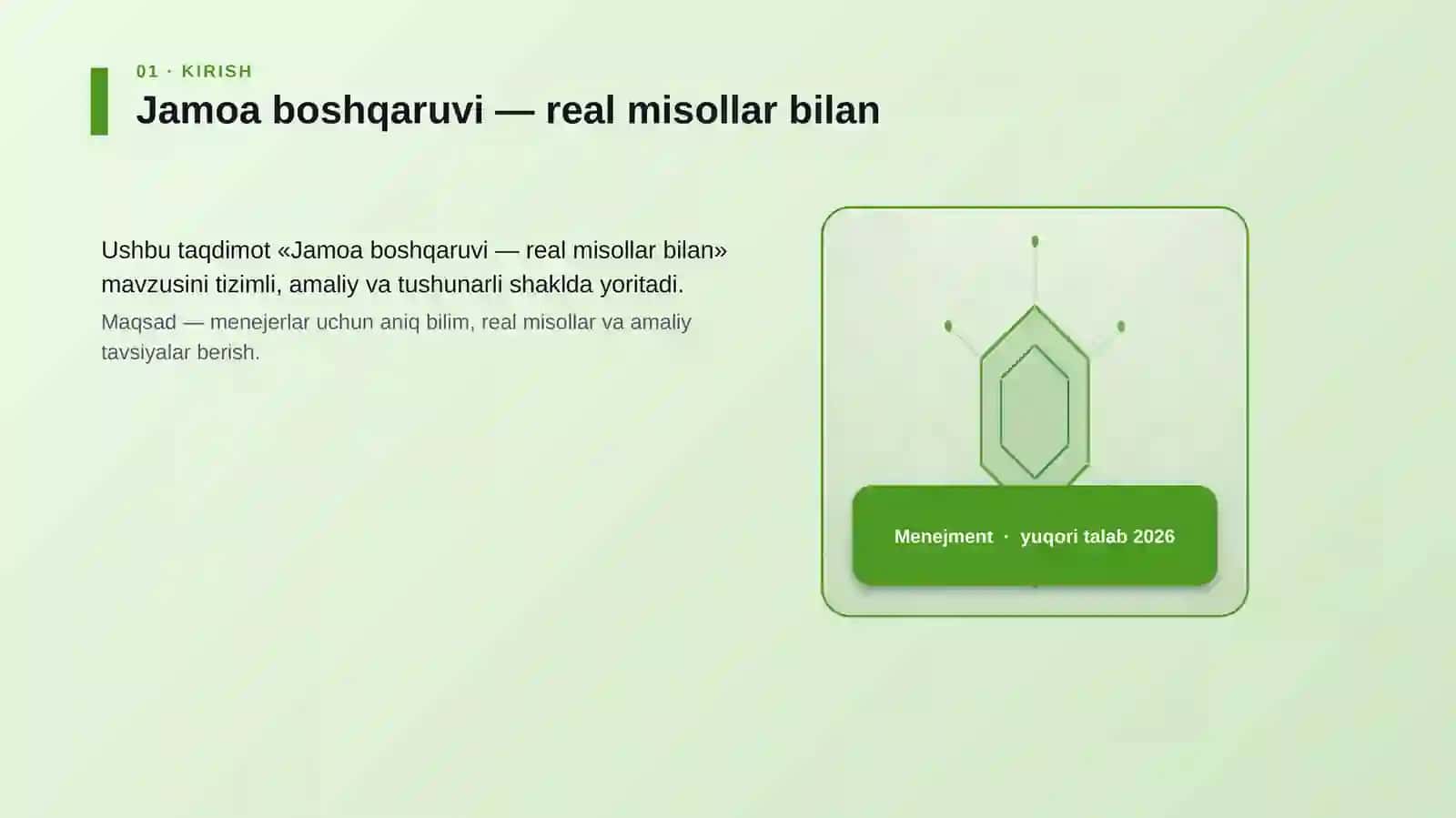 Jamoa boshqaruvi — real misollar bilan 3