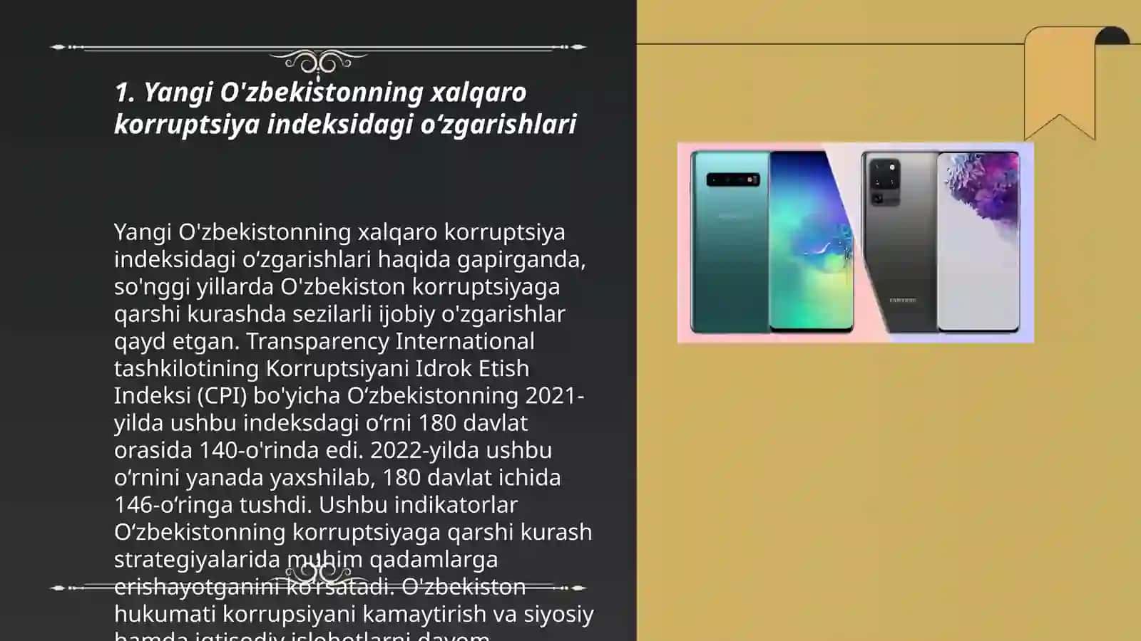Yangi O'zbekiston ijtimoiy-siyosiy, iqtisodiy va madaniy hayotida ro‘y berayotgan o‘zgarishlaming xalqaro reyting va indekslarda aks etishi 3