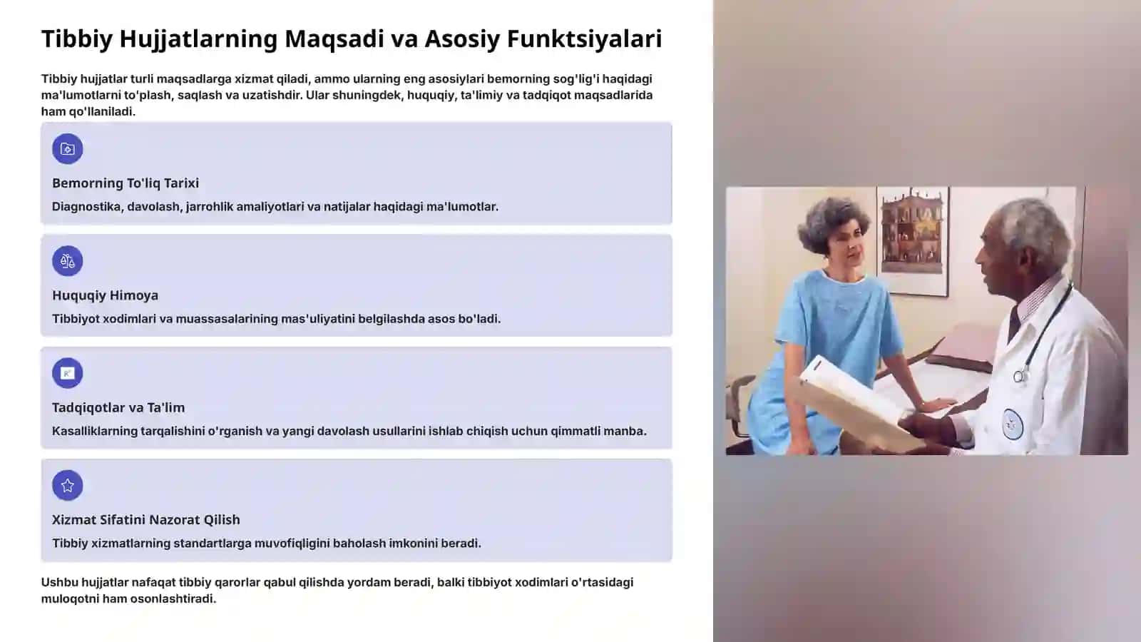 Tibbiy Hujjatlar: Asosiy Turlari va Ahamiyati 3