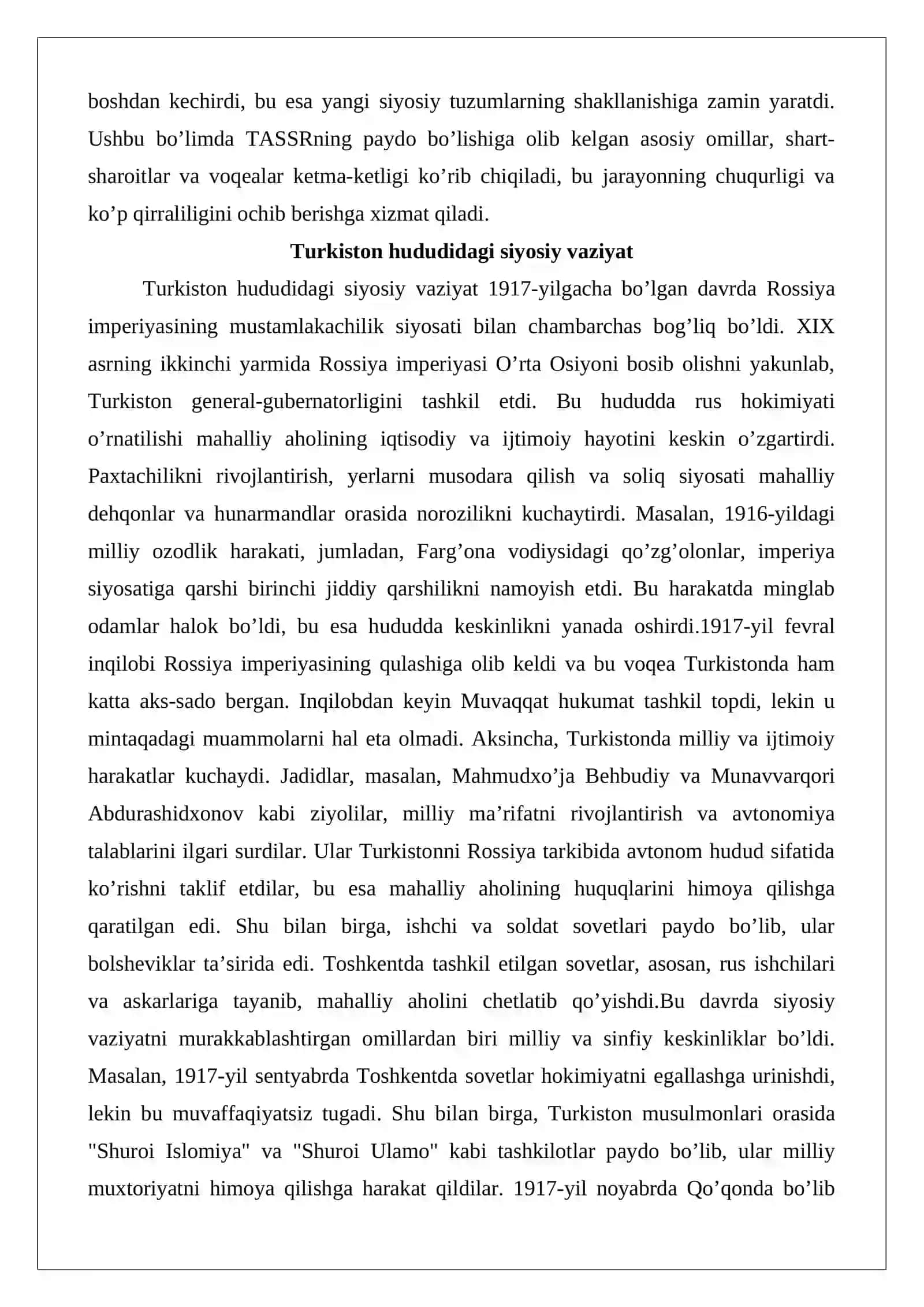 TASSRning tashkil topishi va faoliyatini tahlil etish 3