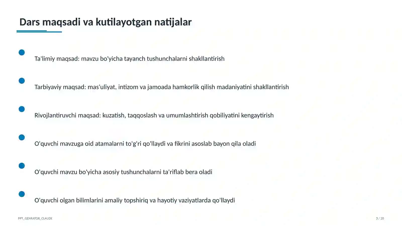 Mulk huquqi va intellektual mulk (11-sinf) 3