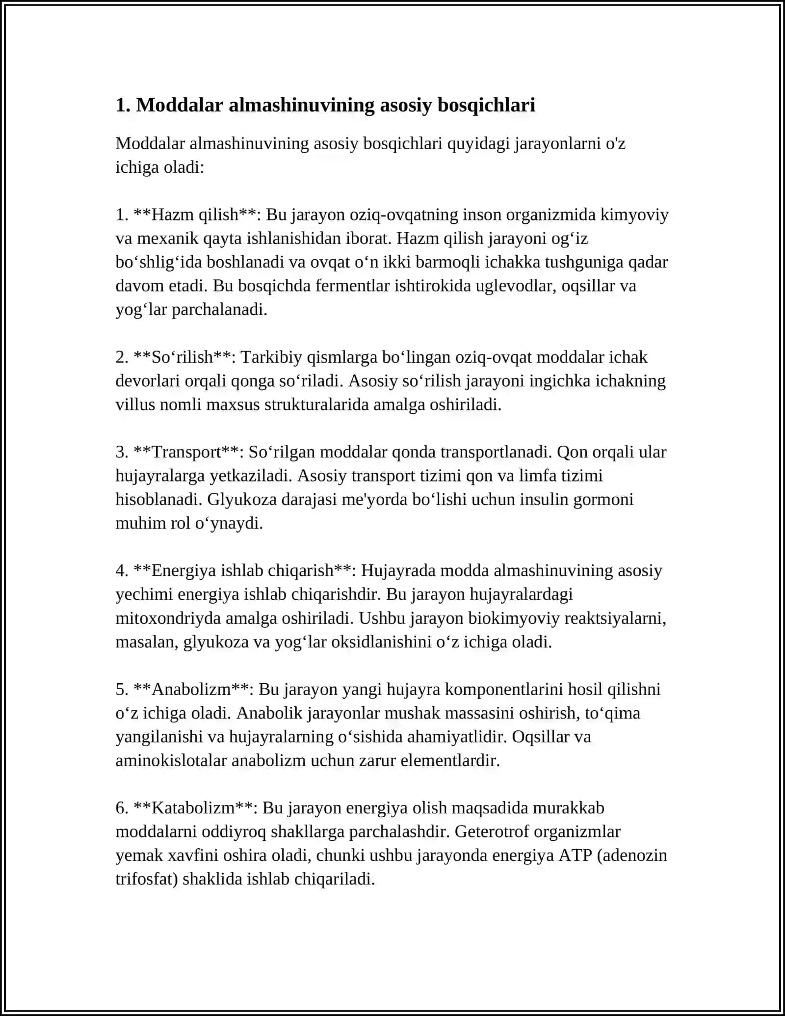 MODDALAR ALMASHINUVI JARAYONIDA ENERGIYA HOSIL BO'LISHI VA SARIFLANISHI 3