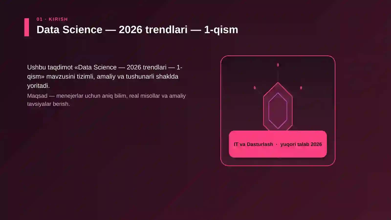 Data Science — 2026 trendlari — 1-qism 3