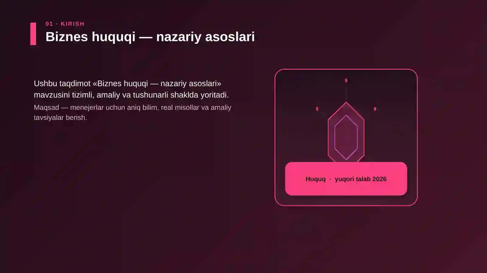 Biznes huquqi — nazariy asoslari 3