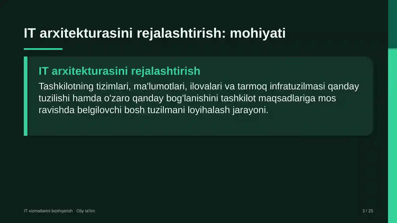 Kompyuter grafikasi studiyalarida axborot texnologiyalari arxitekturasini rejalashtirish 3