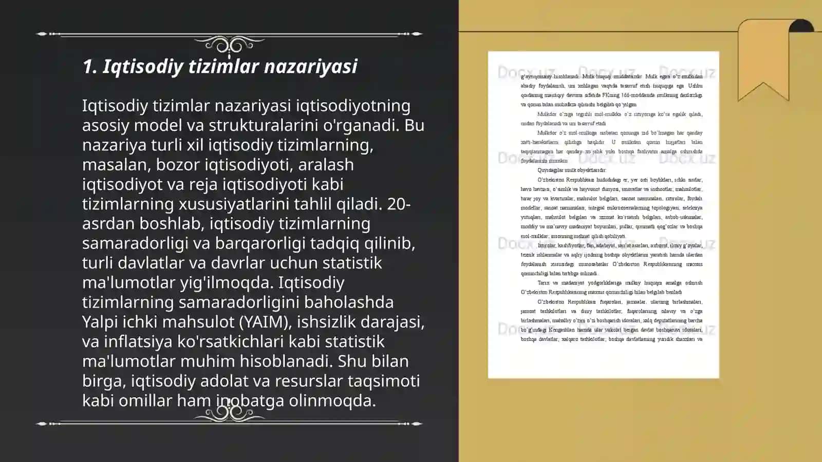 Iqtisodiy Tizimlar Nazariyasi 3