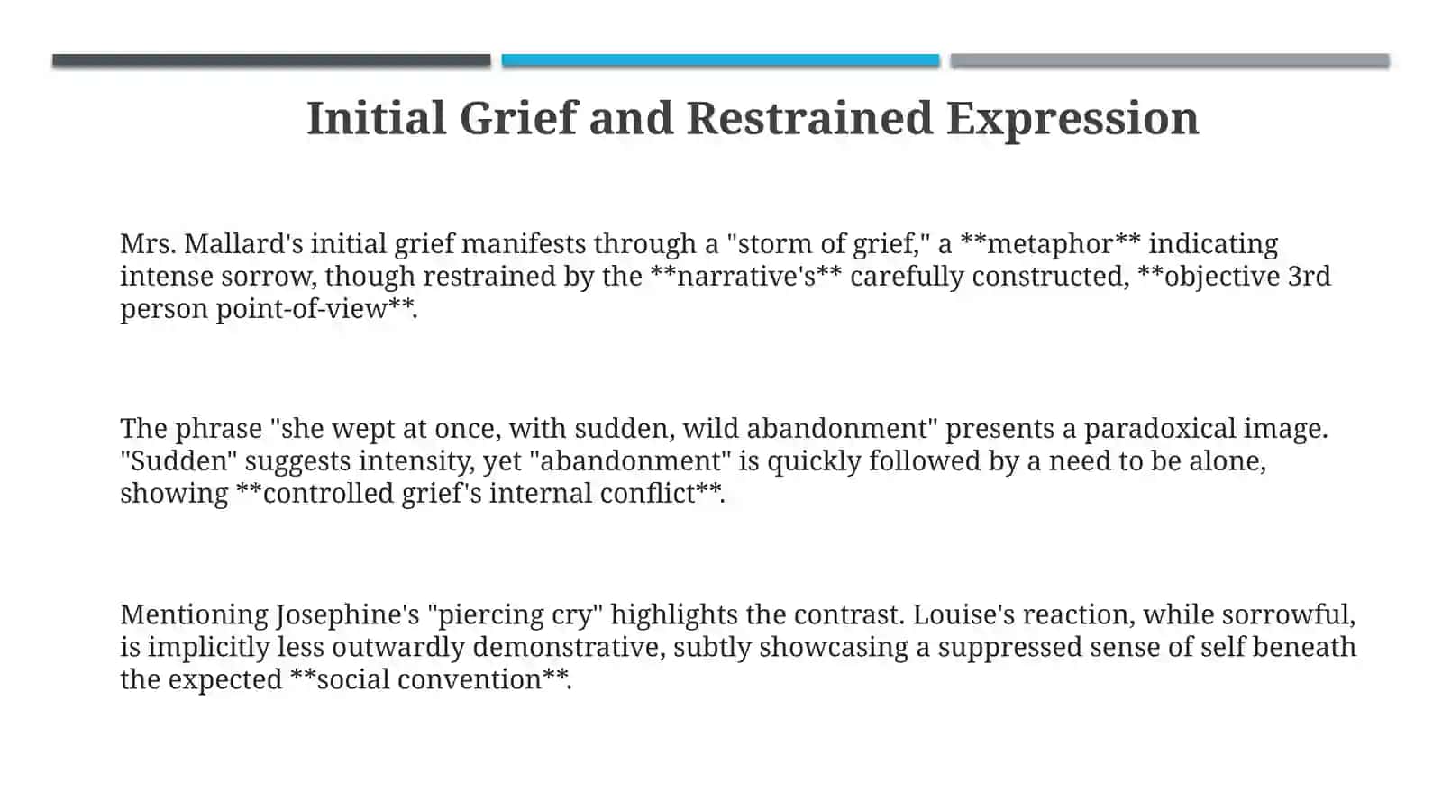 Stylistic Devices Expressing Emotional Shift in The Story of an Hour 3