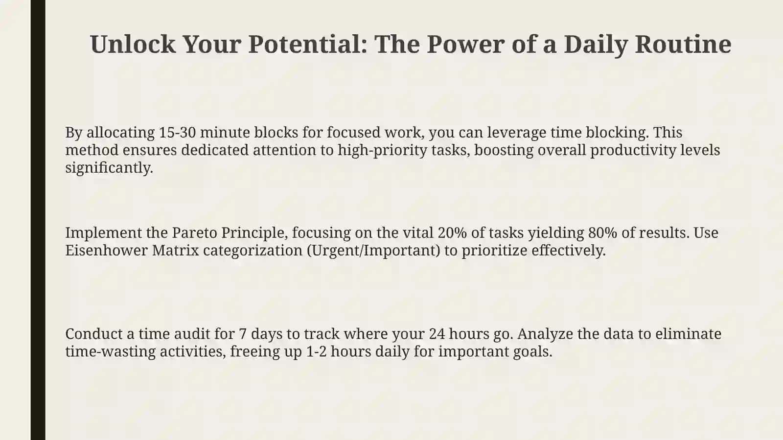 Organizing My Daily Routine Effectively 3