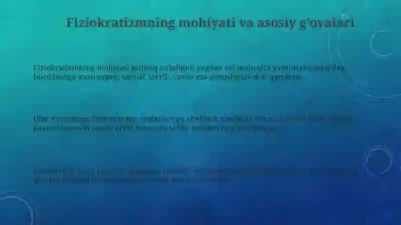 Fiziokratizm uqtisodiy ta'limoti 3