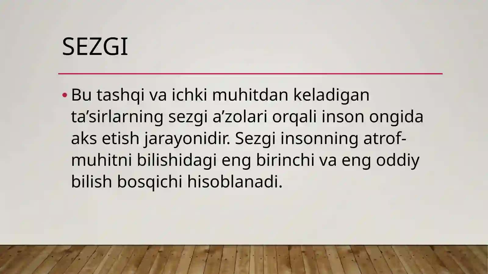 Sezgi 3