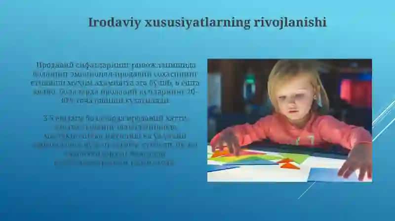 Ontogenez maktabgacha tarbiya ishining psixologik xususiyati 3