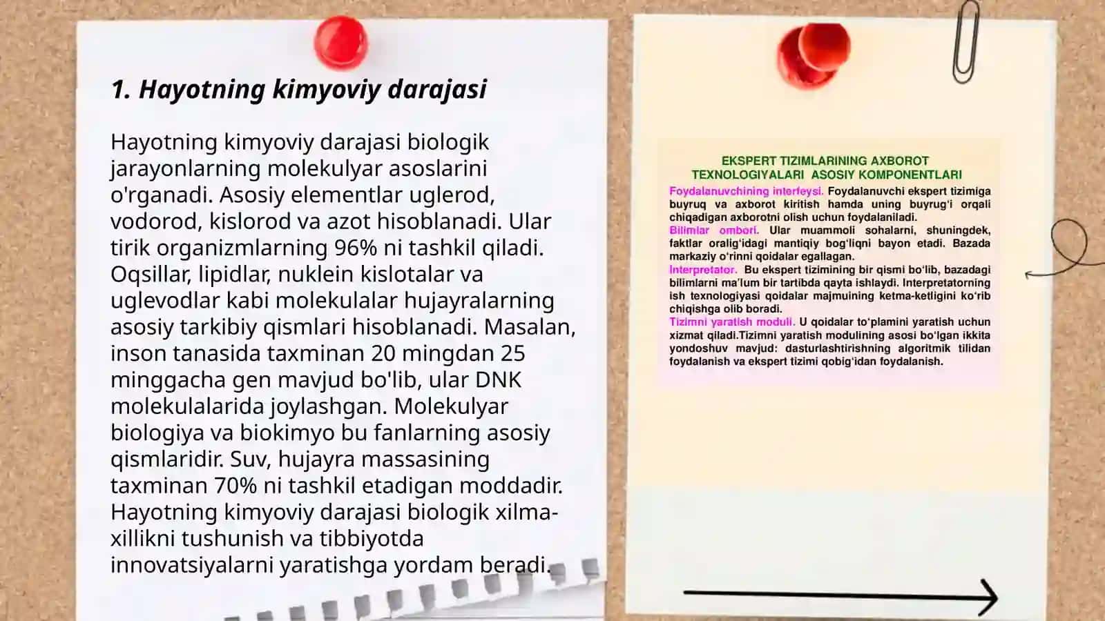 Hayotning biosfera darajalaridagi umumbiologik qonuniyatlarga oid mazmundagi darslarni tashkil etish metodikasi 3