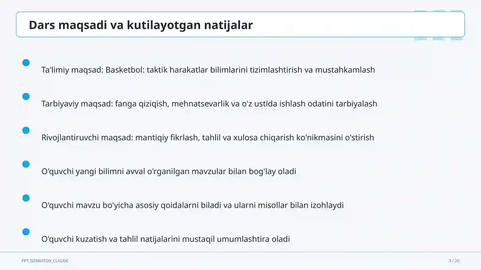 Basketbol: taktik harakatlar (8-sinf) 3