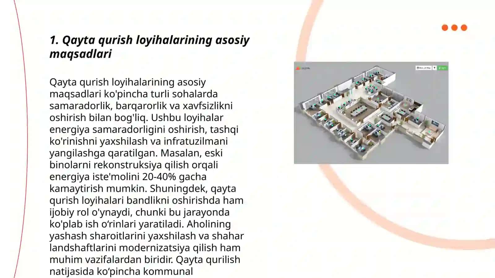 Qayta qurish loyixalari 3