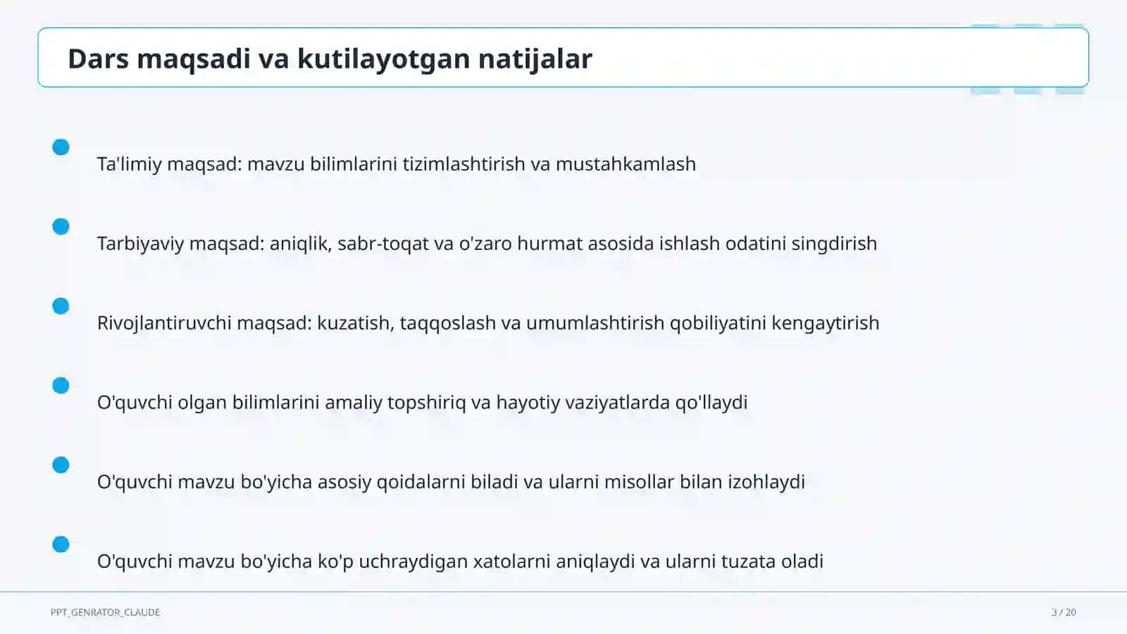 O'simlik organlari: ildiz, poya, barg 3