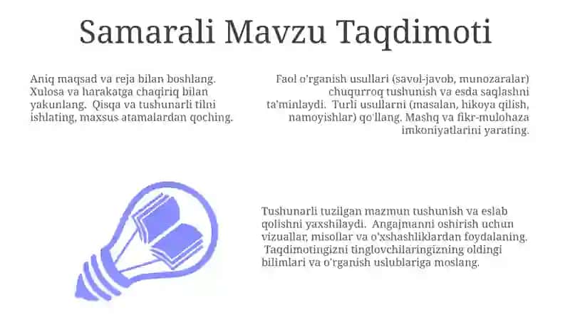 Talim mazmuni 3