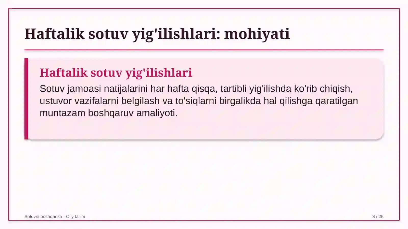 prezident maktablarida haftalik sotuv yig'ilishlarini tashkil etish 6328 3