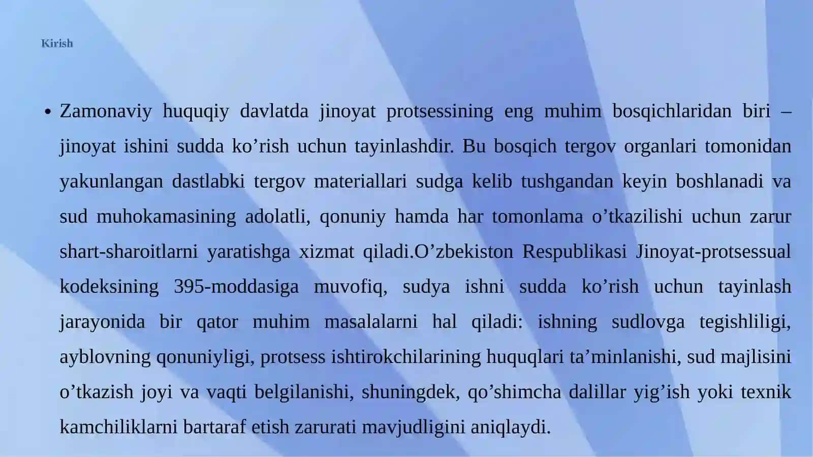 Jinoyat-ishinasini sud-da ko'rish uchun ta'yinlash 3