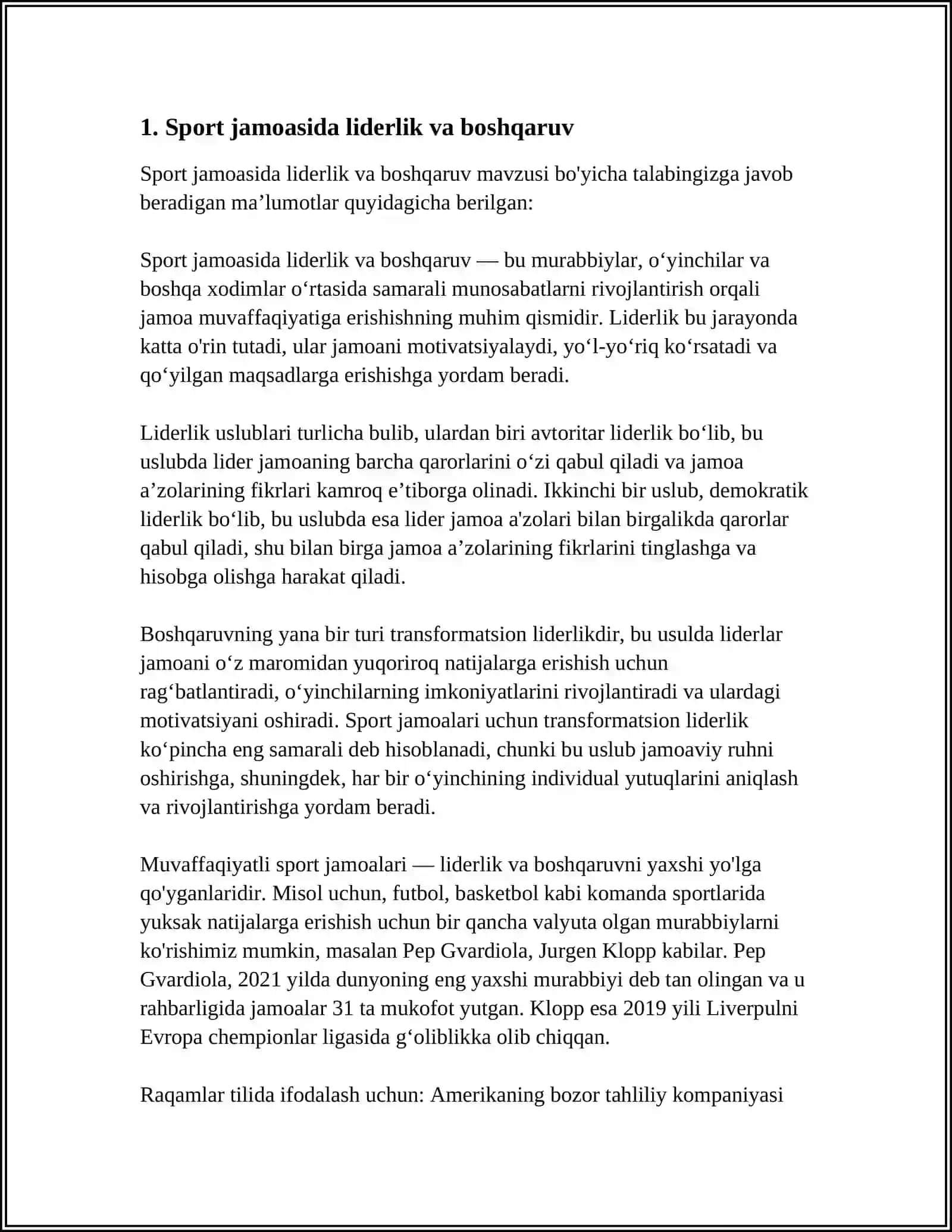 SPORT JAMOASINI PEDAGOGIK BOSHQARISH USLUBLARI 3