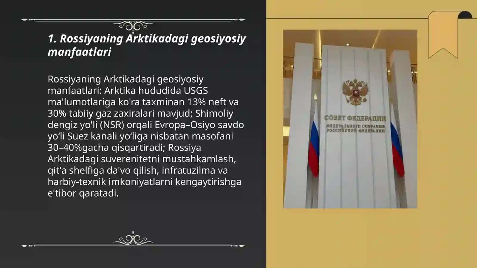 Rossiyaning Arktikadagi geosiyosiy manfaatlari 3