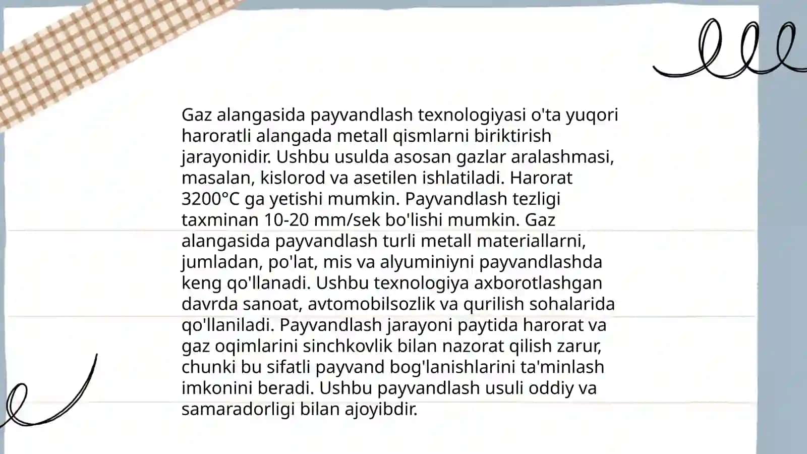 Yonilgʻibakini yigʻish_payvandlash texnologik jarayoni 3