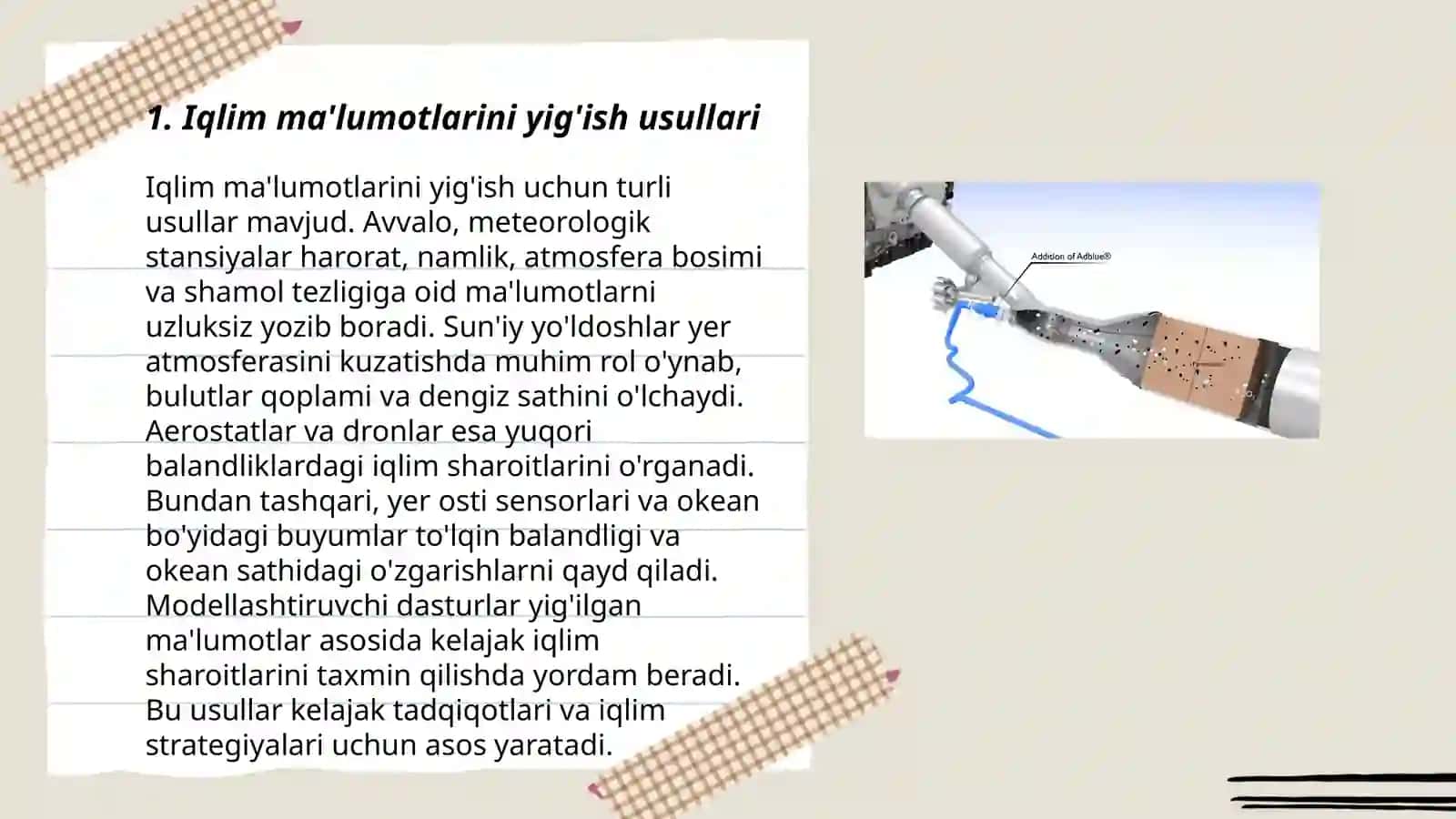 Ko’p yillik iqlim ma’lumotlaridan foydalanishni o’rganish 3