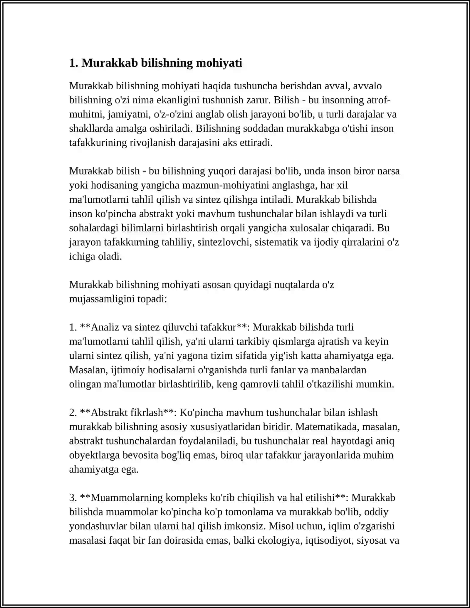 MURAKKAB BILISH 3