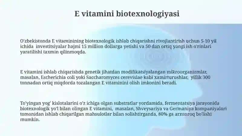 E vitamini biotexnologiyasi 3