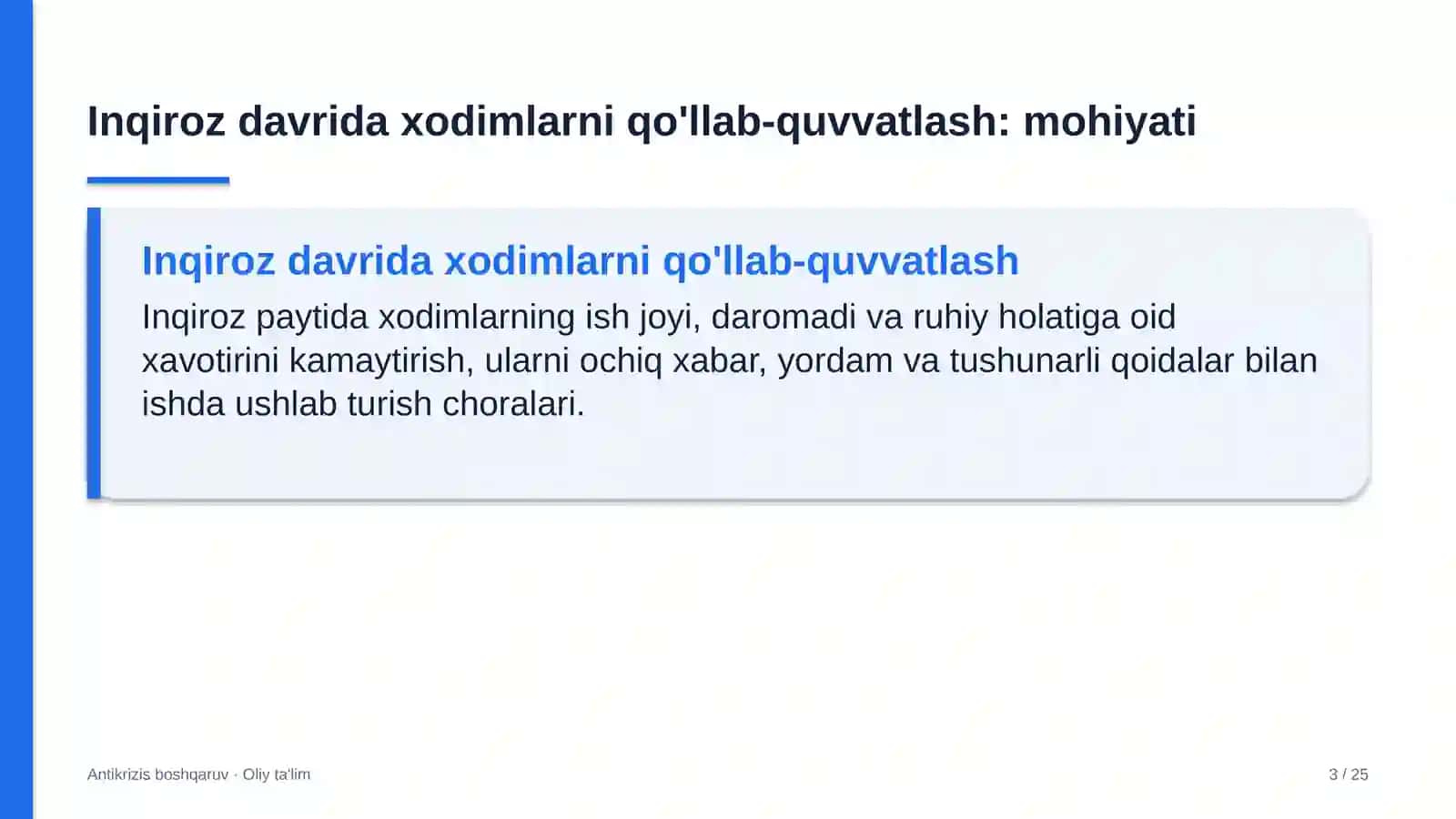 fond birjasida inqiroz davrida xodimlarni qo'llab quvvatlash 4635 3