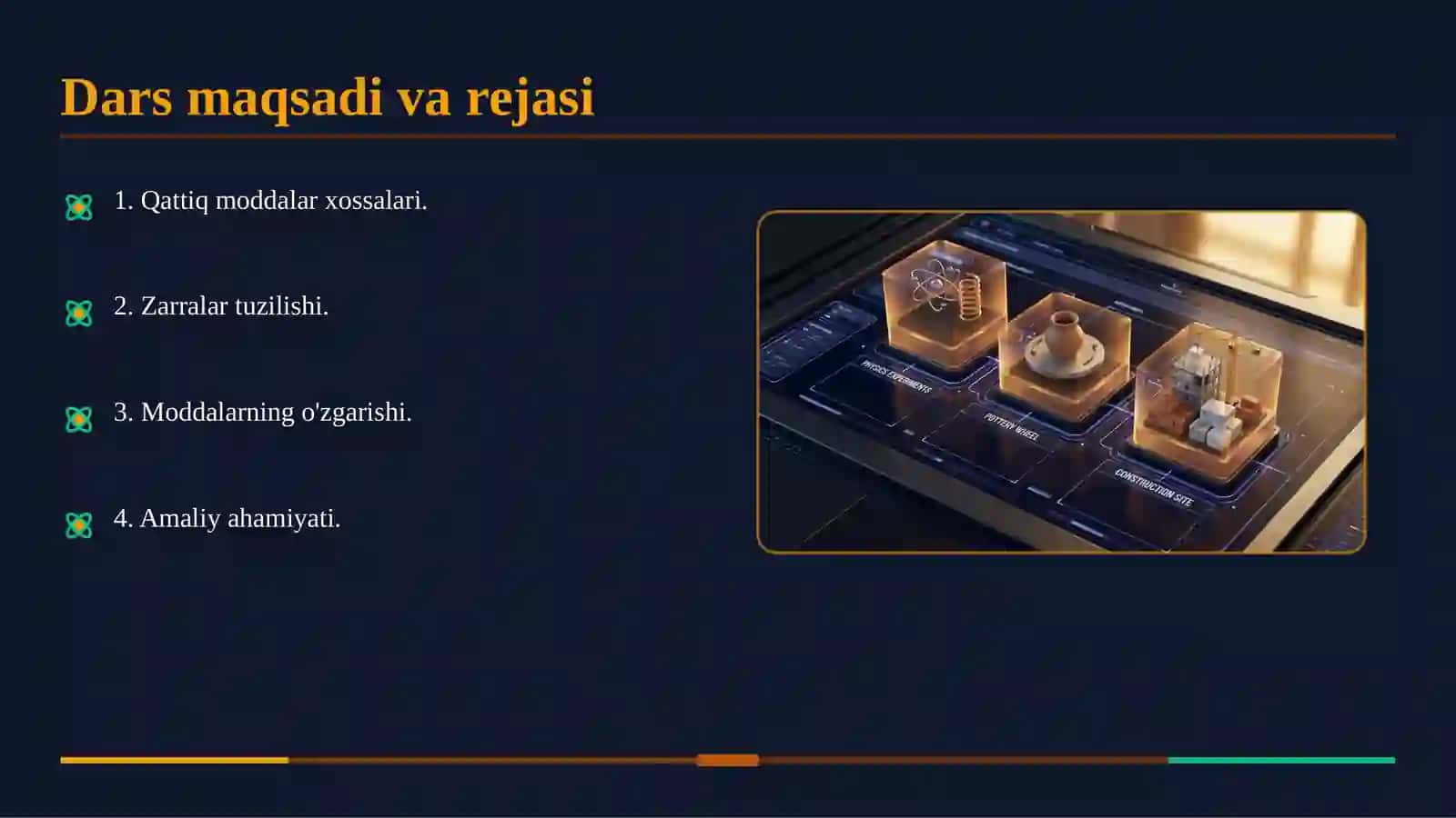 Dars maqsadi va rejasi 3
