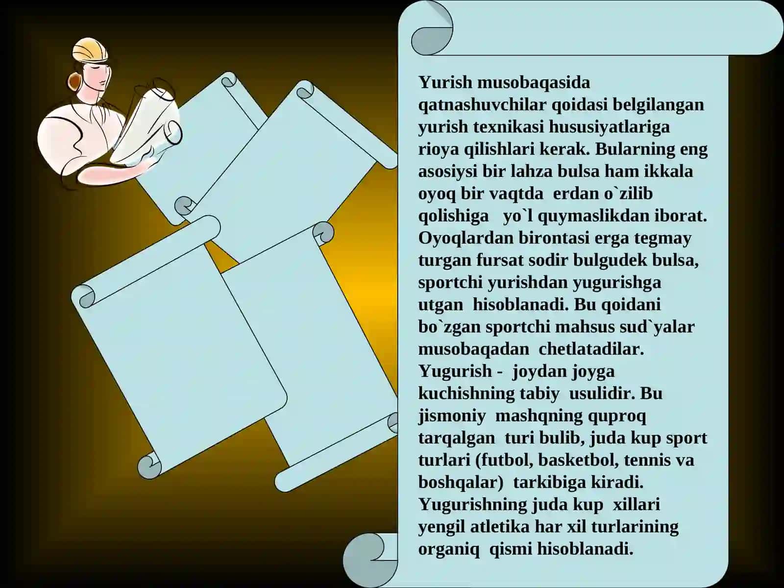 Yurish turlari 3