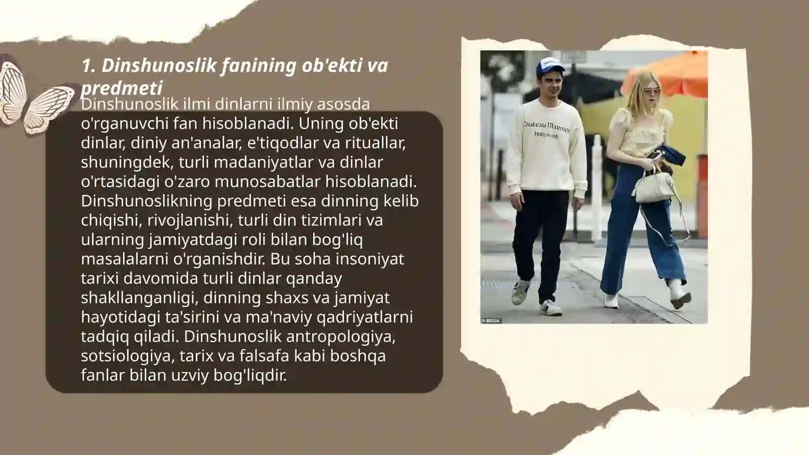 Dinshunoslik faning predmeti 3