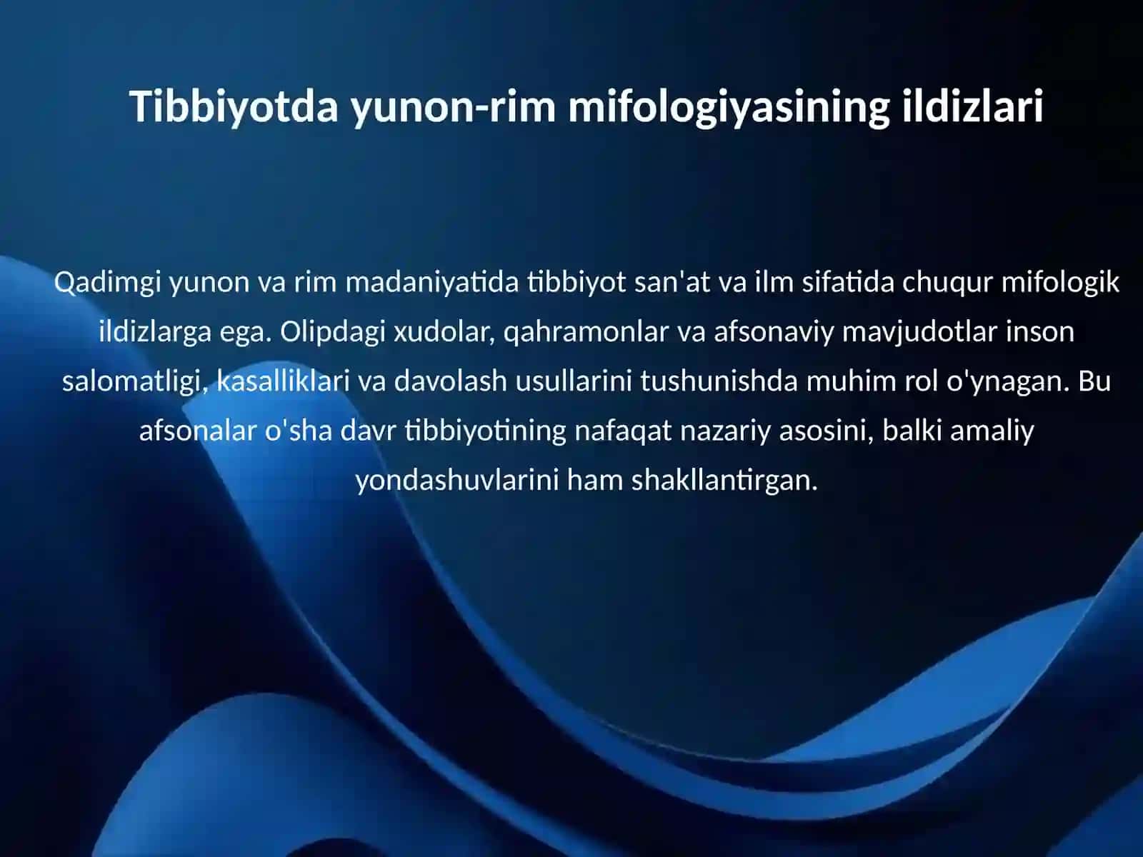 Tibbiyotda lotin - yunon mifologiyalari 3